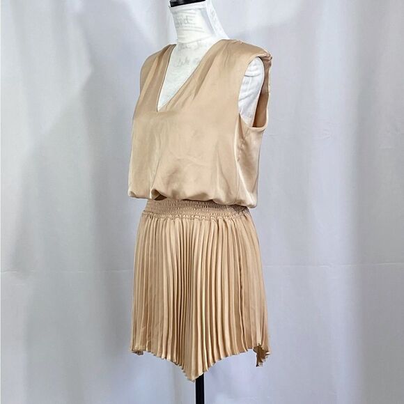 Ramy Brook Rori Satin Pleated Minidress size S - Picture 9 of 12